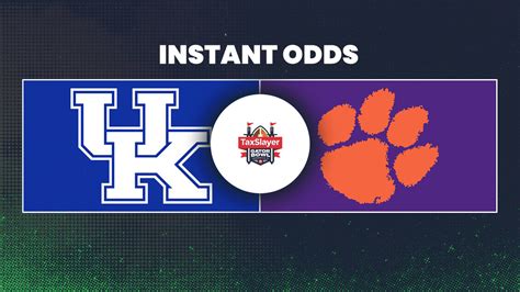 clemson kentucky line|clemson vs kentucky odds.